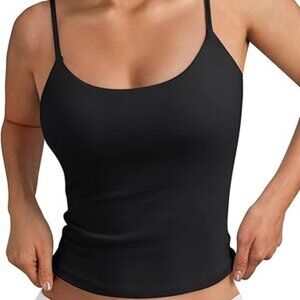 Womens Spaghetti Strap Tank Top  Double Lined Workout Camisole Going Out  Y2k